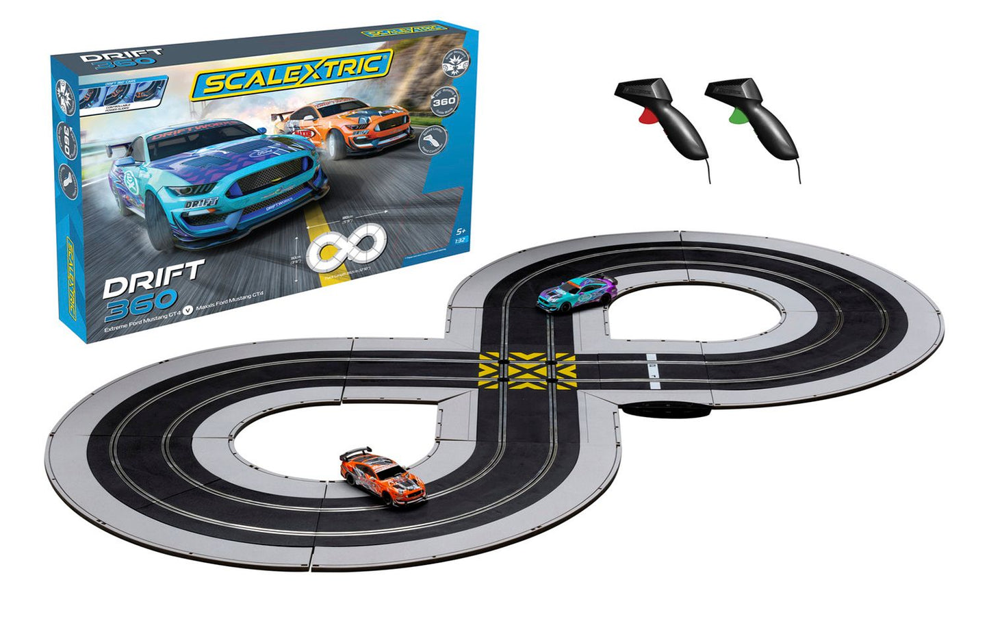 Scalextric  C1421M Drift 360 Car Race Set