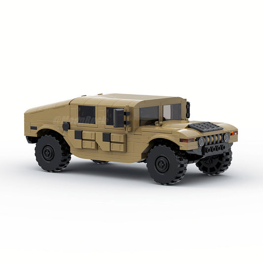 Building Blocks Chevrolet Hummer H1 Toy Car Set