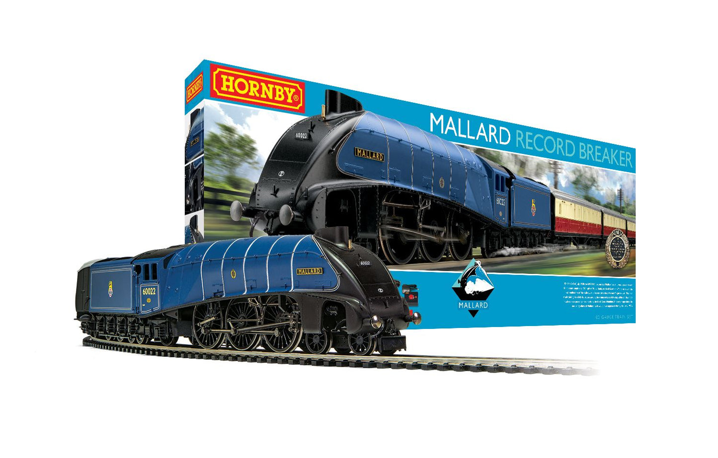 Hornby R1282M Mallard Record Breaker Train Set