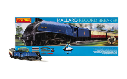 Hornby R1282M Mallard Record Breaker Train Set