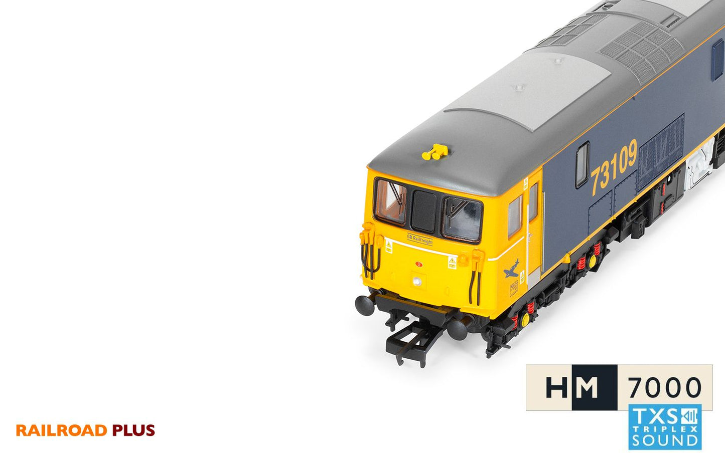 Hornby R30176TXS Railroad Plus GB Railfreight, Class 73, Bo-Bo, 73109 'Battle of Britain' Diesel Locomotive with HM7000 TXS Sound - Era 10