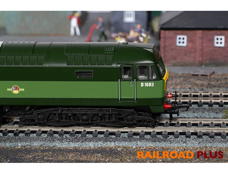 Hornby R30182TXS RailRoad Plus BR, Class 47, Co-Co, D1683 Diesel Locomotive with HM7000 TXS Sound - Era 6 (Sound Fitted)